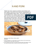 Chicken and Pork Adobo