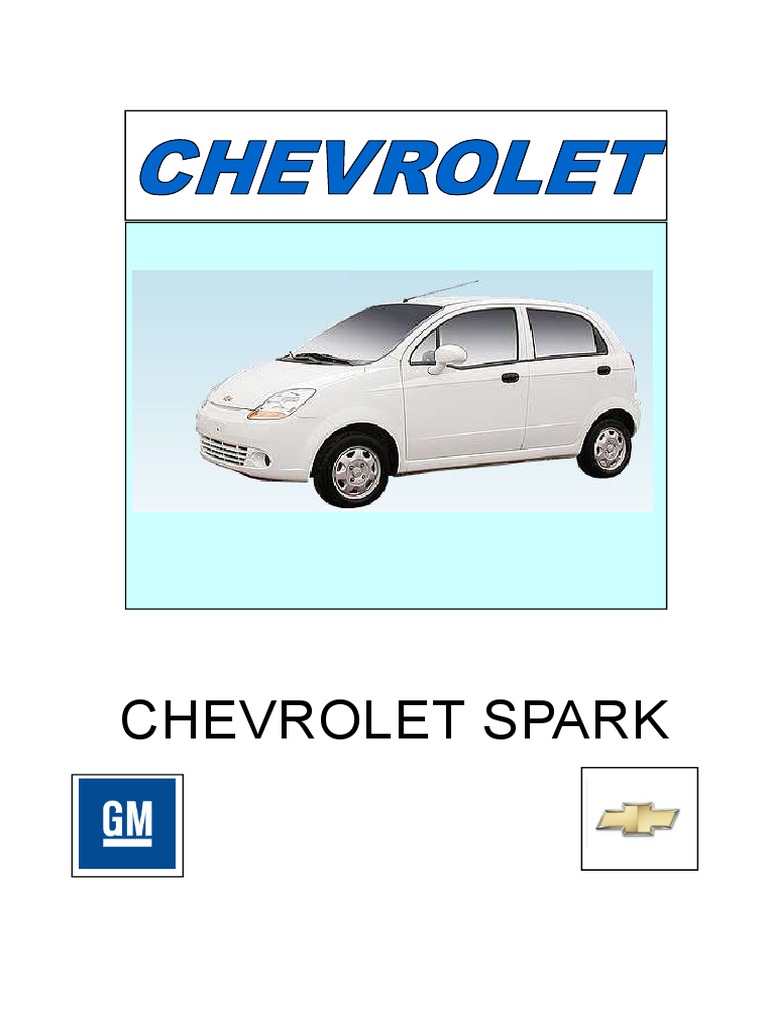 (CHEVROLET) Manual de Taller Chevrolet Spark PDF Motor de