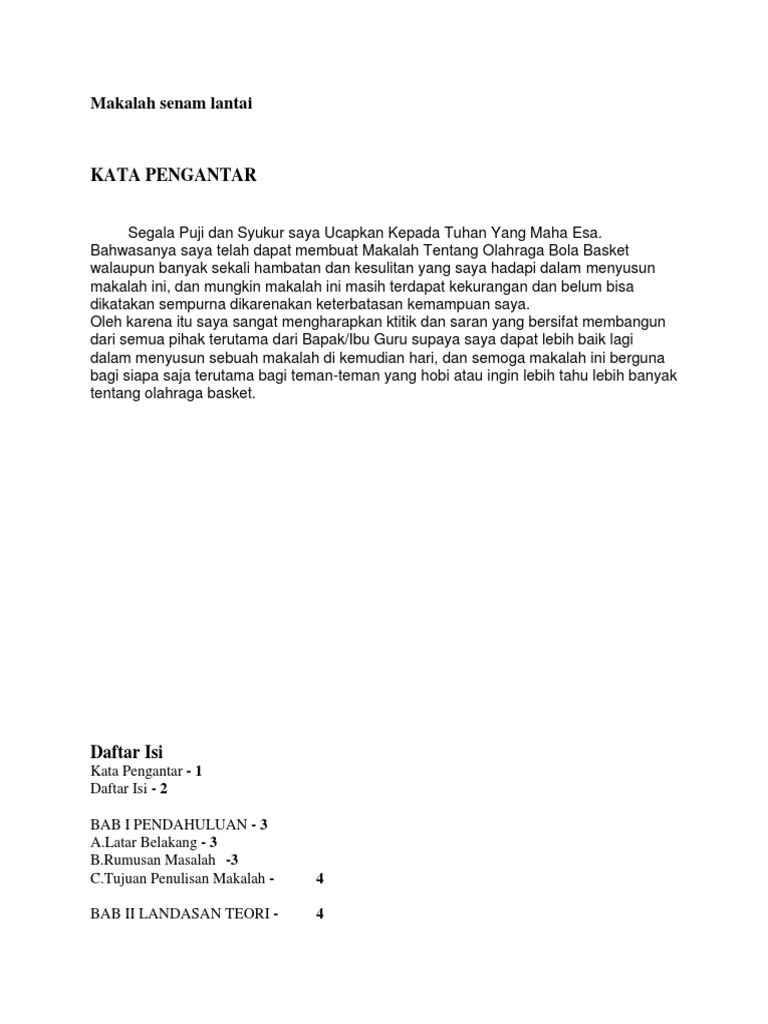 Makalah Senam Lantai