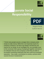 Corporrate Social Responsibilty