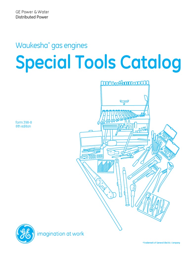 GE Waukesha Special Tools Catalog PDF Piston Cylinder (Engine)