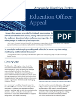 Education Officer Appeal