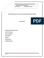 Ethylene Oxide Sterilization Validation Protocol