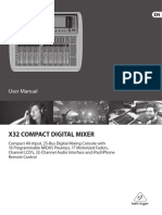 Behringer X32 Compact Manual