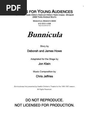 Bunnicula Script