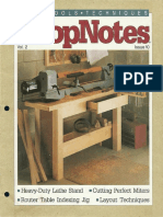 SHOPNOTES #10 Heavy Duty Lathe Stand PDF