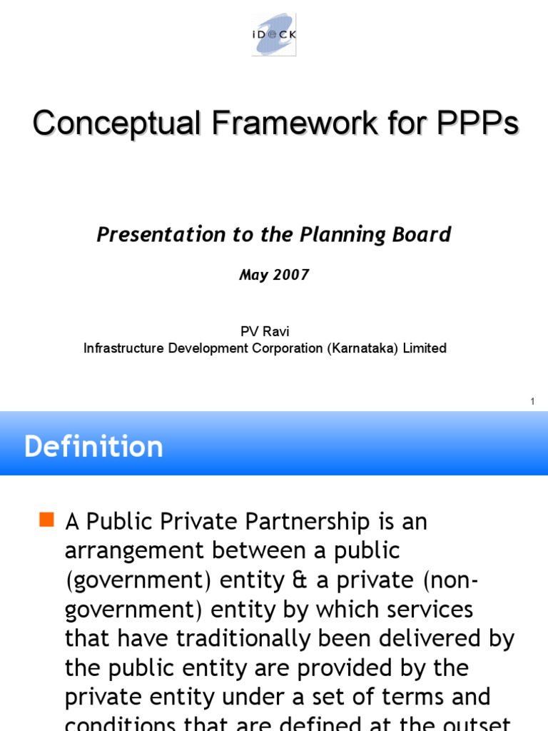 Public Private Partnership Framework Guide | PDF | Public–Private ...