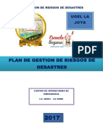 Plan de Gestion de Riesgo 2017