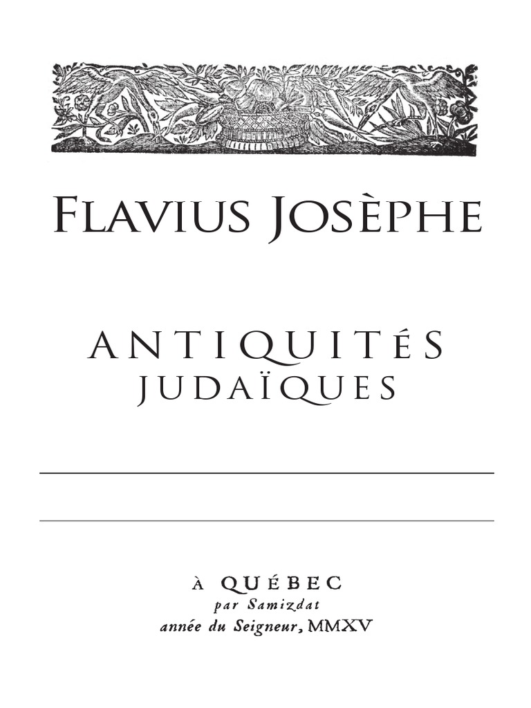 antiquites flaviusjosephe pdf pdf david saul