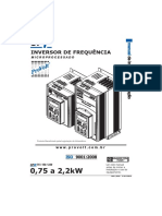 Instalação e operação de inversor de frequência CFP 0,75-2,2 kW