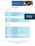 Liste Die Bedeutung Des Dativs PDF