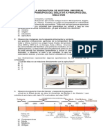 Examen de La Asignatura de Historia Universal - 1er - Bim