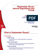 Wastewater Reuse Regulations & Trends