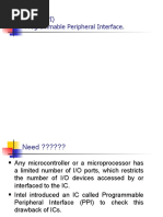 8255 PPI Programmable Peripheral Interface