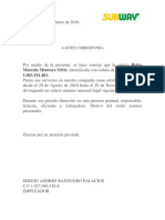 Carta Referencia Laboral 