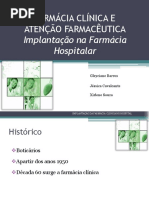 Atenã_ã_o Farmaceutica e Farmacia Clinica -Implantaã_ao Na Farmacia Hospitalar