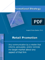 Retail Promotional Strategy: Angela D'Auria Stanton, PH.D