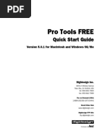 Pro Tools Free Quick Start Guide