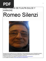 Libro de Partiruras de Romeo Silenci