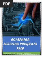 Cs Program File Class 12