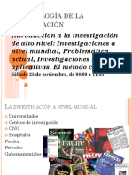 Metodología de La Investigación I