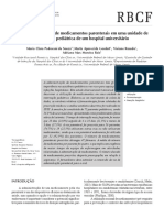 Estudo de Utilização de Medicamentos Parenterais Na Uip