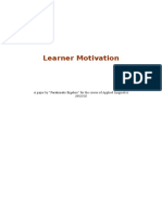 48538247 Learner Motivation Applied Linguistics