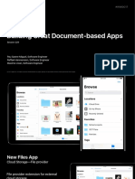 Building Great Documentbased Apps in Ios 11