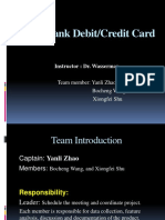 Multi-Bank Debit & Credit Card