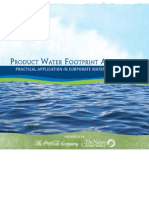 Product Water Footprint Assessments