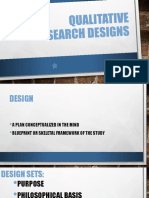 Research Designs