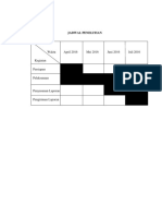 Jadwal Penelitian