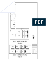 Block-1 Third Floor Plan Area 2223.8Sq MT: Corridor