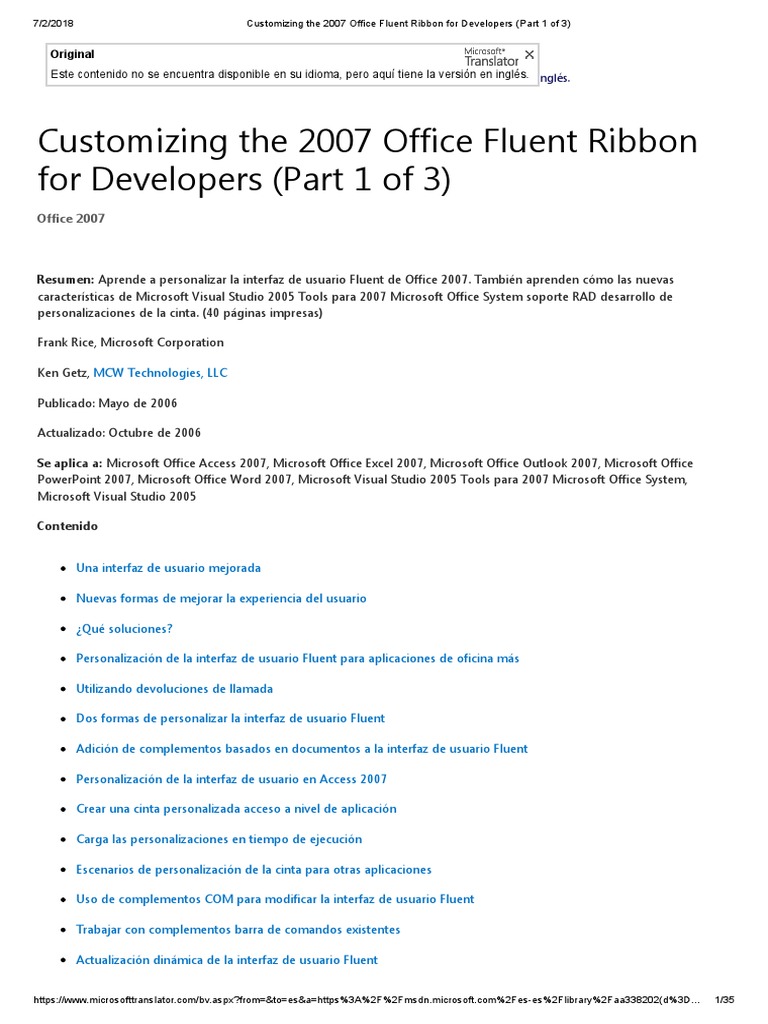 Parte1ribbonfluente PDF | PDF | Microsoft Office | Microsoft