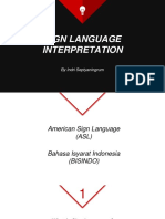 Translation - Sign Interpretation