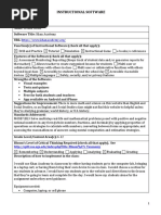 instructional software