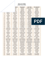 Regular N Irregular Verbs