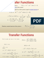 Transfer Function Transfer Function