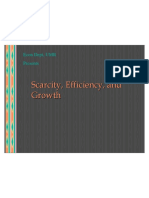 Scarcity & Efficiency