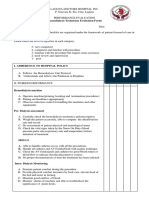 Dialysis Technician Evaluation Form