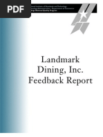 Download 2005 Landmark Dining Feedback Report by dodropinsoon SN37119230 doc pdf