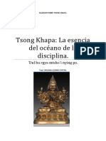 Tsong Khapa La Esencia Del Océano de La Disciplina.