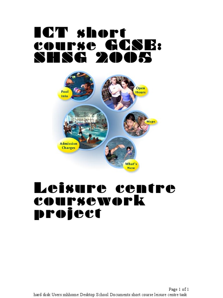 ICT Short Course GCSE SHSG 2005 PDF Databases Information Technology