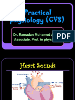 Practical Physiology (CVS) : Dr. Ramadan Mohamed Ahmed Associate. Prof. in Physiology