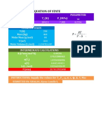 Peng-Robinson Equation Of State: Parameters Gas Ω Current State T (K) P (Mpa)