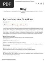 The Best Python Interview Questions & Answers 2018 - Know More!