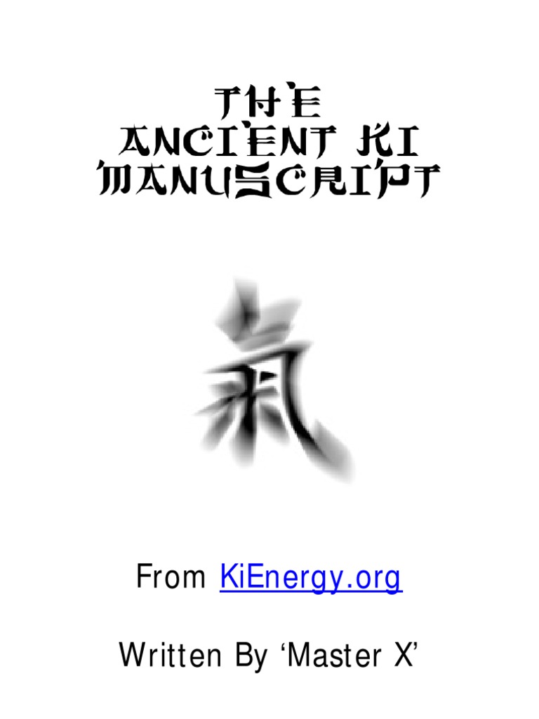 Ki Energy Training Techniques Guide | PDF | Hand | Wound