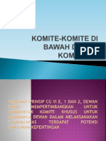 Komite-Komite Di Bawah Dewan Komisaris