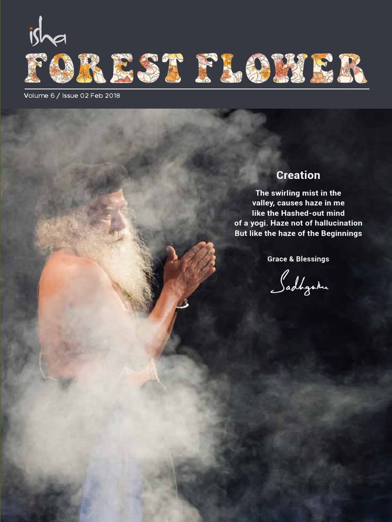 Isha Forest Flower Feb 2018 PDF Religion And Belief