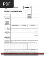 Form Biodata Beasiswa Bank Indonesia 2018